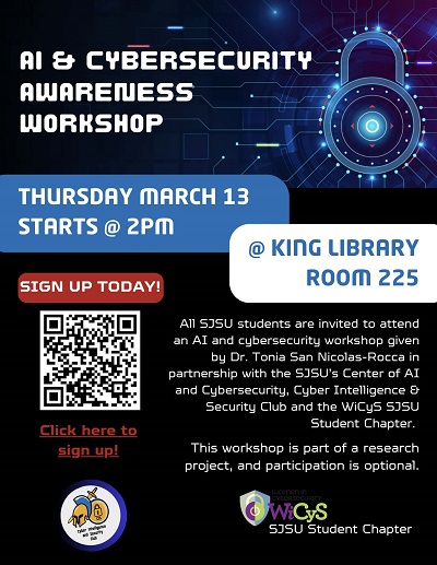 March AI and Cybersecurity Awareness Workshop
