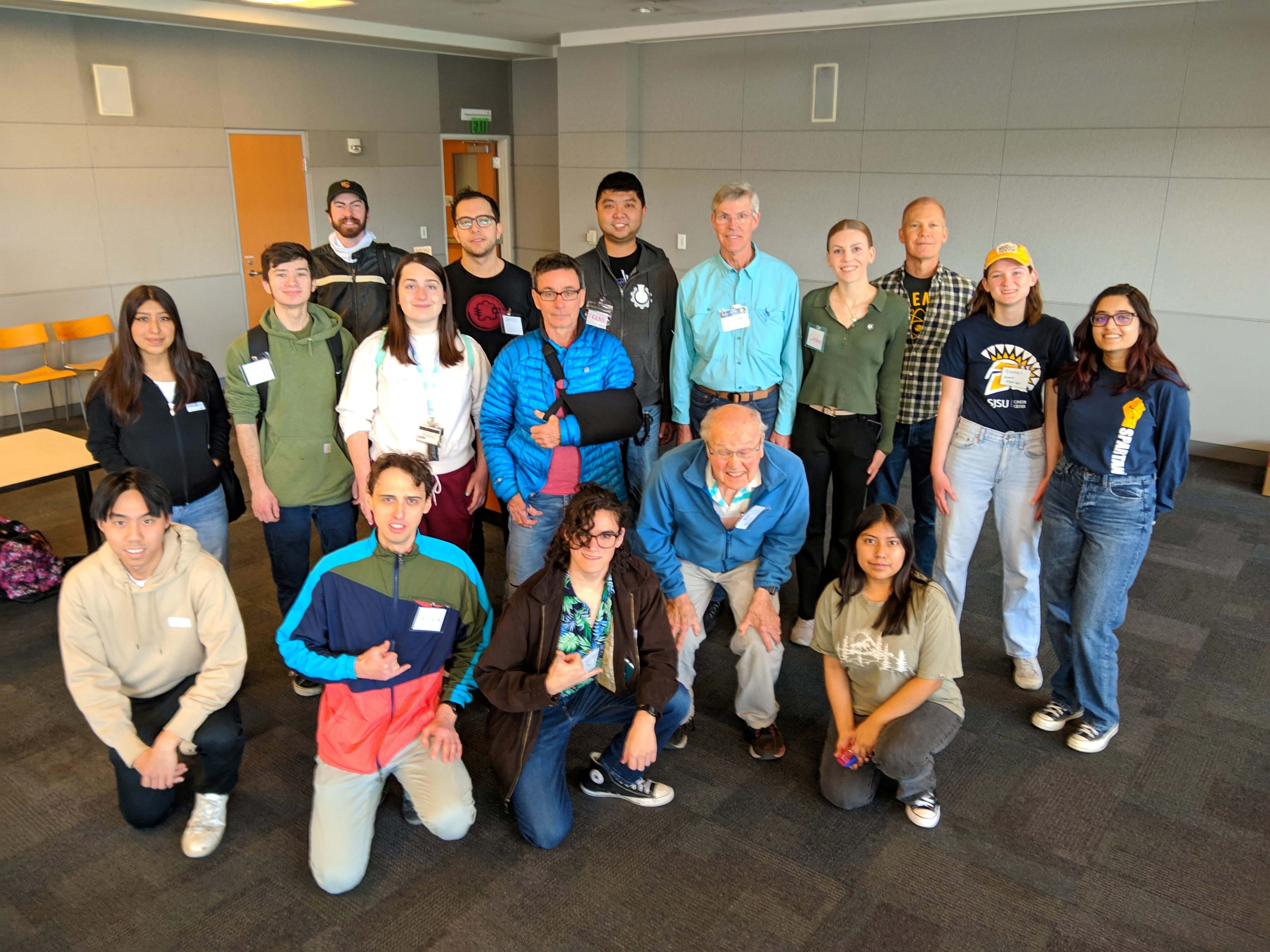 group photo of fixit clinc club