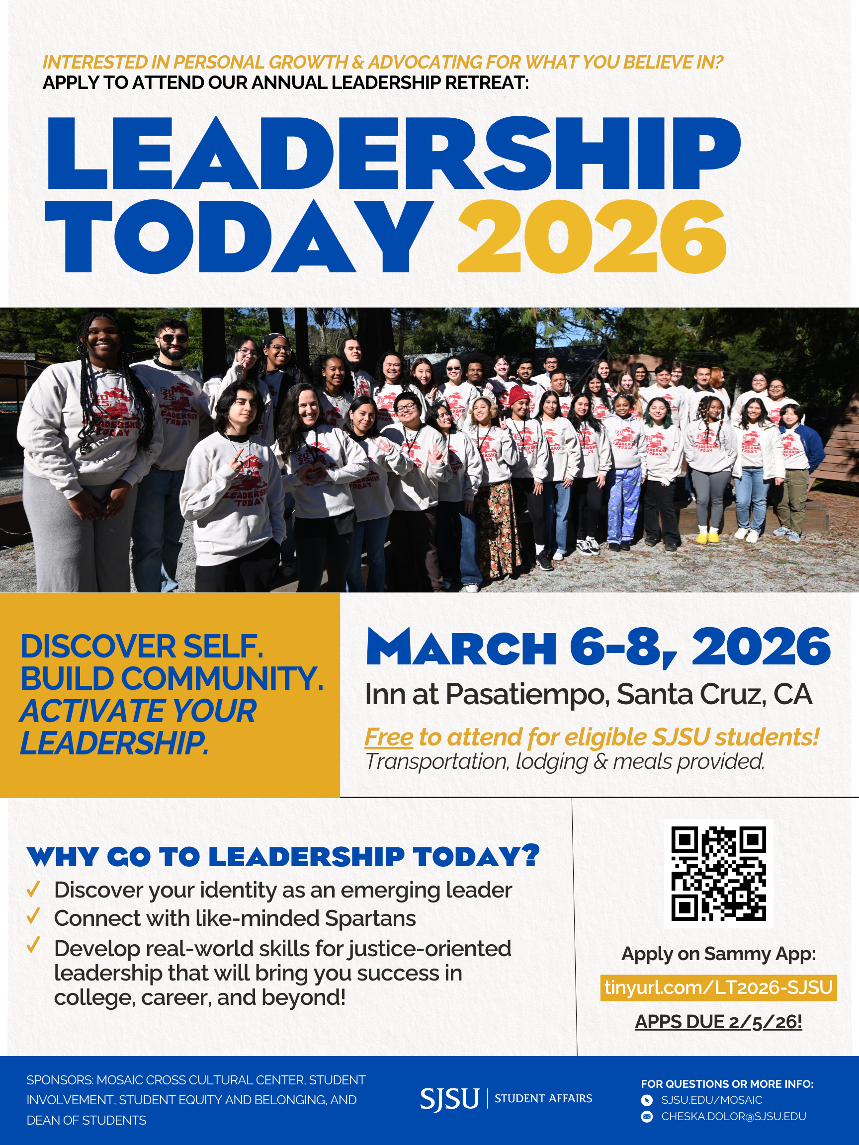 Flyer promoting Leadership Today 2026